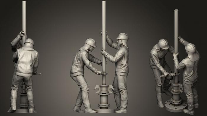 Military figurines (STKW_0308) 3D model for CNC machine